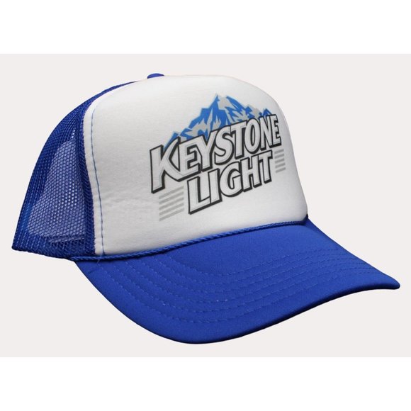 Keystone Light Beer Trucker Hat Mesh Hat snapback hat adjustable - Picture 2 of 3